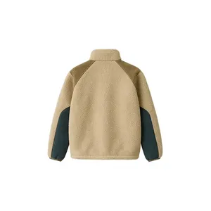 เสื้อแจ็คเก็ตขนเฟลอร์เชอร์ปาสีเบจสุดฮิตสำหรับใส่ลำลอง - Product Image 2