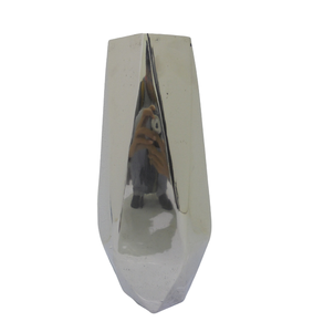 Vase à fleur rond en aluminium de style moderne Pot de fleur en métal laiton antique pour table et décoration de mariage personnalisé en vrac - Product Image 6