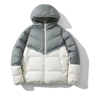 Venta al por mayor de invierno personalizado de los hombres abajo burbuja Puffer Jaket cálido personalizado ligero al aire libre Puffer Jaket para los hombres - Product Image 1