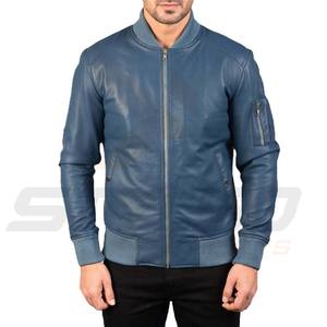 Vente en gros de vestes en cuir d'origine personnalisées pour hommes, vestes en cuir pour hommes de style récent - Product Image 1