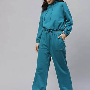 Conjuntos Deportivos Ligeros para Mujer, Servicio OEM, Corte Regular, 100% Algodón, Invierno para Adultos, Conjuntos de Sudadera con Capucha al por Mayor - Product Image 1