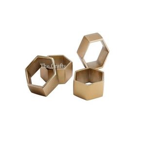 Dernier modèle Rond de serviette de cuisine en aluminium pour la vaisselle de restaurant Rond de serviette décoratif aux prix les plus bas - Product Image 2