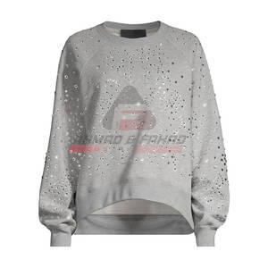 Haute qualité strass sweat femmes vêtements à manches longues 2025 Style Unique femmes strass sweat pour la vente en ligne - Product Image 1