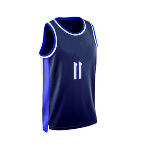 Design personnalisé en gros sublimation réversible basket-ball enfants maillots gilets kit ensemble chemise hommes basket uniforme jersey - Product Image 6