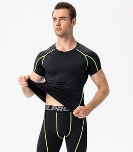 Camiseta de Compresión para Hombre al por Mayor: Camiseta Deportiva de Manga Corta de Secado Rápido para Correr y Entrenamiento Físico - Product Image 4