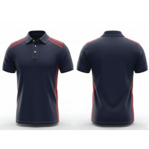 T-shirts polo en vrac, motif endurance, Gujarat, 100% polyester, tricot piqué, respirant, vêtements de travail performants et chemises de golf décontractées - Product Image 3