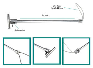 Sujetador de Cerdos con Mango en T, Atrapa Cerdos/Perros con Bloqueo de Acero Inoxidable, Herramienta de Restricción Veterinaria para Ganado y Uso Agrícola  Logo - Product Image 2