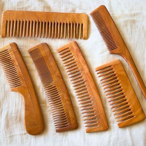 Peine de madera hecho a mano personalizado más vendido, respetuoso con el medio ambiente, calidad estándar natural especial en la India - Product Image 3