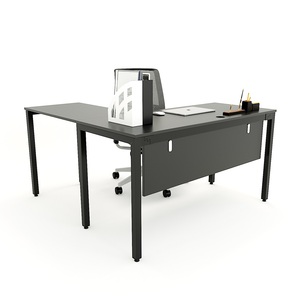 โต๊ะทำงานรูปตัวแอลรุ่นร่วมสมัยจาก UConcept System ขนาด 140x150 ซม. ดีไซน์มินิมอล ขาเหล็ก สำหรับสำนักงานหรือห้องนอน ประกอบด้วยมอเตอร์คู่ - Product Image 2