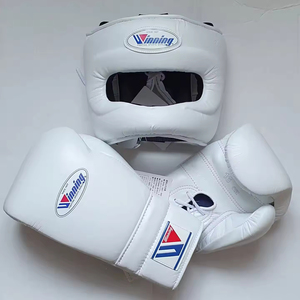 Set de Boxeo para Sparring con Protectores de Cabeza e Ingle, Equipo de Boxeo de Cuero Genuino, Diseño Transpirable, Sets de Boxeo de Cuero Genuino - Product Image 6