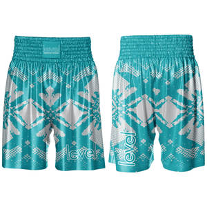 Men's Mid-waist Polyester Boxing Shorts, Personalized Seamless <b>Fat</b> Pants, Loose and Suitable for Large Sizes - Product Image 3