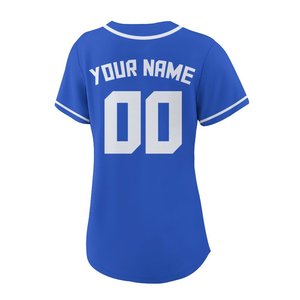 Custom <b>Cheap</b> Baseball Jerseys Uniforms Men's High Quality Breathable 100% Polyester V-neck <b>Shirts</b> Sale - Product Image 4