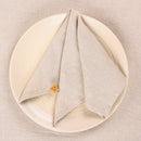 Nouveauté 100% serviettes en lin adouci serviettes en lin lavé à la pierre pour la fête de mariage rustique - Product Image 2