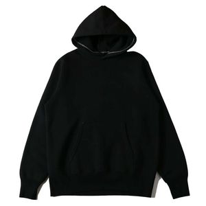 Sweat à capuche unisexe Dervo fait main brodé patchwork, style vintage color block streetwear, en molleton de coton épais 3D anti-rétrécissement - Product Image 1