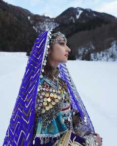 Robes trapèze mi-longues décontractées pour femmes grandes tailles, style afghan vintage avec dentelle et volants, prix bas et MOQ sur mesure 2025 - Product Image 5