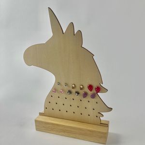 ที่ใส่ต่างหูรังผึ้งทำจากไม้สุดเก๋2025เหมาะสำหรับทั้งปลีกและคอลเลกชันส่วนตัว - Product Image 1