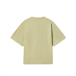 เสื้อยืดผู้ชายผ้าฝ้ายพรีเมี่ยมเสื้อยืดลำลองโอเวอร์ไซส์สีพื้น - Product Image 2