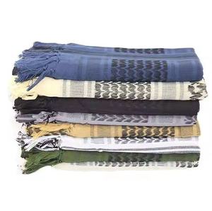 2025 Unisex Shemagh bufanda a cuadros borla desierto árabe Keffiyeh ligero 100% algodón Head Wrap hombres mujeres chal de alta calidad - Product Image 3