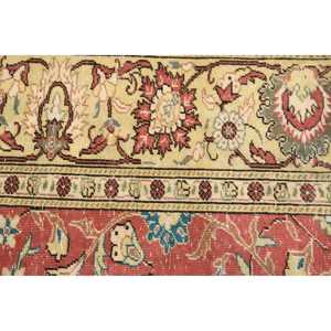 Vintage Rug, 2.2x3 ft Small Rug, <b>Red</b> Animal Print <b>Wool</b> Turkish Rug - Product Image 5