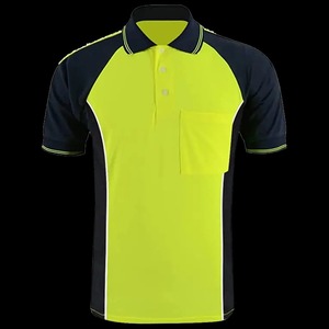 Polo ligero de manga corta, transpirable, secado rápido, textura suave, mezcla de algodón para entrenamiento y uso activo - Product Image 3