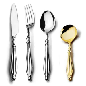 Couverts en gros réutilisables et robustes pour la fête, couteau et fourchette, ensemble de couverts en acier inoxydable pour hôtel et maison - Product Image 1