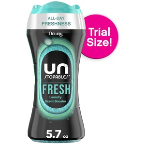 Downy Unstopables Perles d'appoint pour le linge au parfum frais 5.7 oz Détergent solide jetable écologique pour salle de bain - Product Image 2