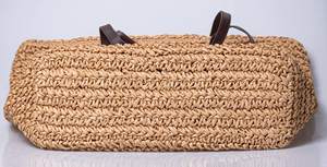 Sac fourre-tout en paille pour femmes grande capacité Shopping fourre-tout bohème sac à bandoulière voyage sac de plage avec doublure OEM - Product Image 3