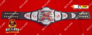 Ceinture de championnat de lutte de la division mondiale des poids lourds TNA IMPACT X, taille adulte, en zinc 2 mm 4 mm - Product Image 3