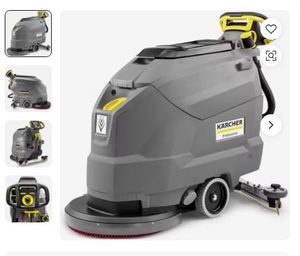 Floor Scrubber Dryer <b>Machine</b> 50/50 Battery <b>Walk</b>-Behind Cleaner - Product Image 1