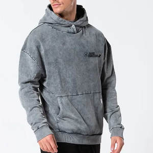Sudaderas con Capucha para Hombre, Lavado Ácido, 100% Algodón, Ecológicas, Transpirables, Cómodas, Ligeras, Calidad Premium, Gran Venta en Línea - Product Image 2