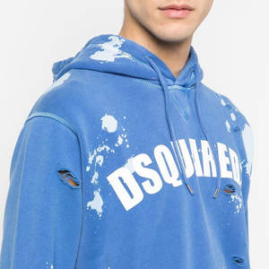 เสื้อฮู้ดแขนยาวผ้าฝ้ายผสมดีไซน์สตรีท - Product Image 5