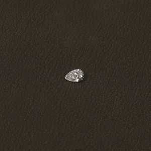 Piedra suelta certificada de corte de pera de 0,35 quilates cultivada en laboratorio CVD EF Color diamante certificado para la fabricación de joyas para ella - Product Image 1