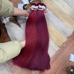Extensions de cheveux en vrac couleur tendance, lots de cheveux Remy russes, offre exceptionnelle, cheveux vierges bruts, fournisseurs de cheveux humains d'usine vietnamienne - Product Image 3