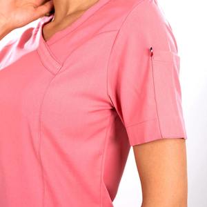 Uniformes médicos OEM higiénicos de algodón, poliéster y Spandex elásticos para un fácil movimiento libre y fácil con juegos - Product Image 5