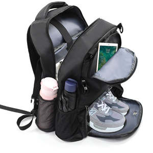 กระเป๋าเป้สะพายหลัง Drawstring บาสเกตบอลโพลีเอสเตอร์แบบกําหนดเองฟุตบอลกีฬากระเป๋าฟุตบอลพร้อมช่องใส่ลูก - Product Image 4