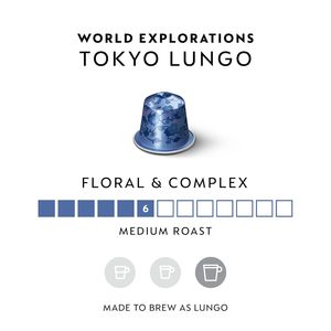 Cápsulas Nespresso Línea Original Tokyo Vivalto Lungo, Café de Tueste Medio, 50 Cápsulas - Product Image 3