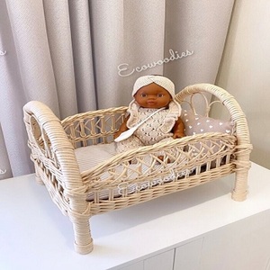 Cuna de mimbre hecha a mano acogedora y resistente, cuna de mimbre para bebé, cuna de bambú tejida para bebé, cuna rústica para habitación de bebé recién nacido - Product Image 5