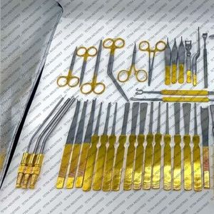 Ensemble d'instruments chirurgicaux pour rhinoplastie, 55 pièces, acier inoxydable, manuel, classe I, chirurgie générale ORL, chirurgie plastique du nez - Product Image 3