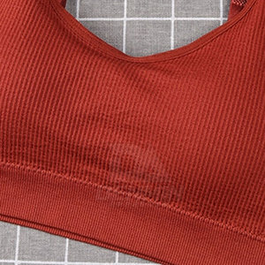 Sujetador deportivo para mujer, de alto impacto, para yoga, correr, gimnasio, entrenamiento, con tirantes ajustables, transpirable, top atlético para entrenamiento - Product Image 3