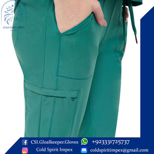 Work Clothing Top And Joggers Ultra Stretch Form Fitting Women <b>Scrub</b> <b>Set</b> Available In All Designs - Product Image 2