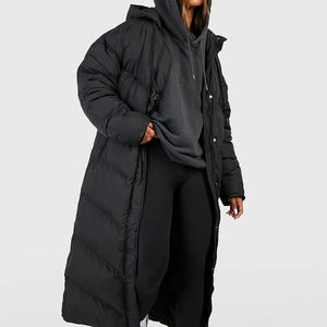 Chaqueta Acolchada de Diseño Clásico para Mujer, Transpirable, Personalizable, de Color Sólido, con Tela Moderna - Product Image 4