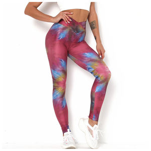 OEM ODM Pantalon de yoga taille haute personnalisé par sublimation Leggings de levage de fesses sans couture Collants d'entraînement de fitness et de gymnastique - Product Image 2