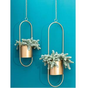 Support de fleur doré moderne pour la maison l'hôtel le bureau décoration tenture murale dessus de table support de fleur artificielle dans MS pour la maison hôtel Off - Product Image 5