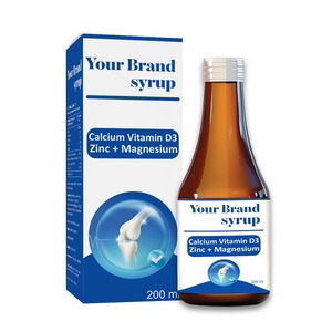 Jarabe de calcio (200 ml) con embalaje personalizado - Product Image 1