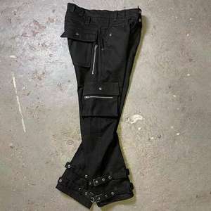 Jeans pour hommes de haute qualité, confortables et respirants, jambe droite, décontracté, mode, bouton, jambe de lanterne solide, hiver, automne, été - Product Image 4