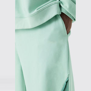 กางเกงวอร์มสำหรับผู้ชายกางเกงวิ่งผ้าคอตตอน/ผ้าฟลีซสองกระเป๋า - Product Image 5