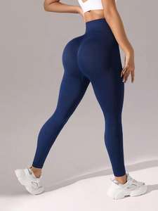 Wholesale High Waist Elastic Women Fitness Gym Wear Clothes Yoga Pants <b>Leggings</b> <b>With</b> <b>Pocket</b> - Product Image 3