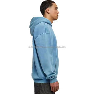 Sweat à capuche surdimensionné pour homme fabriqué en usine par le meilleur fournisseur, personnalisable, vierge, avec motif de personnage brodé, dernière collection d'hiver - Product Image 1