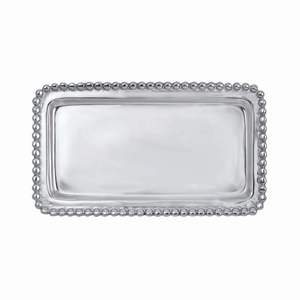 Plateau en métal élégant pour servir des boissons, des collations et des desserts, parfait pour la table à manger, la cuisine ou l'extérieur - Product Image 5