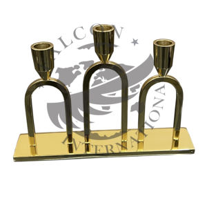 รูปปั้นอะลูมิเนียมแข็งดีไซน์แบบทำมือรูปปั้นโลหะตกแต่งทองโบราณพร้อมฐานสี่เหลี่ยม - Product Image 2